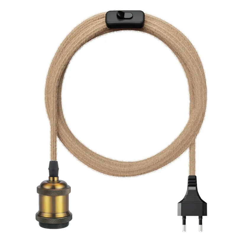 LuxeGlow™ | Industrieel ontwerp hanglamp E27 2m