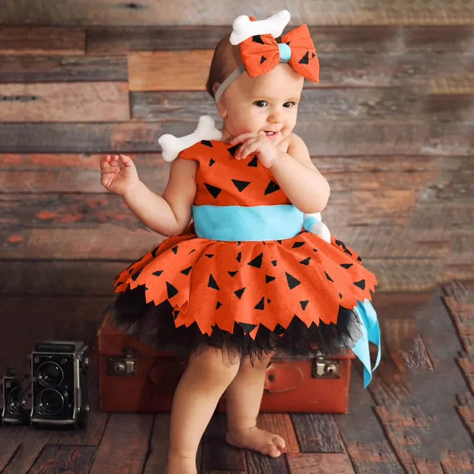 Kleine Flintstones™ | Halloweenjurk