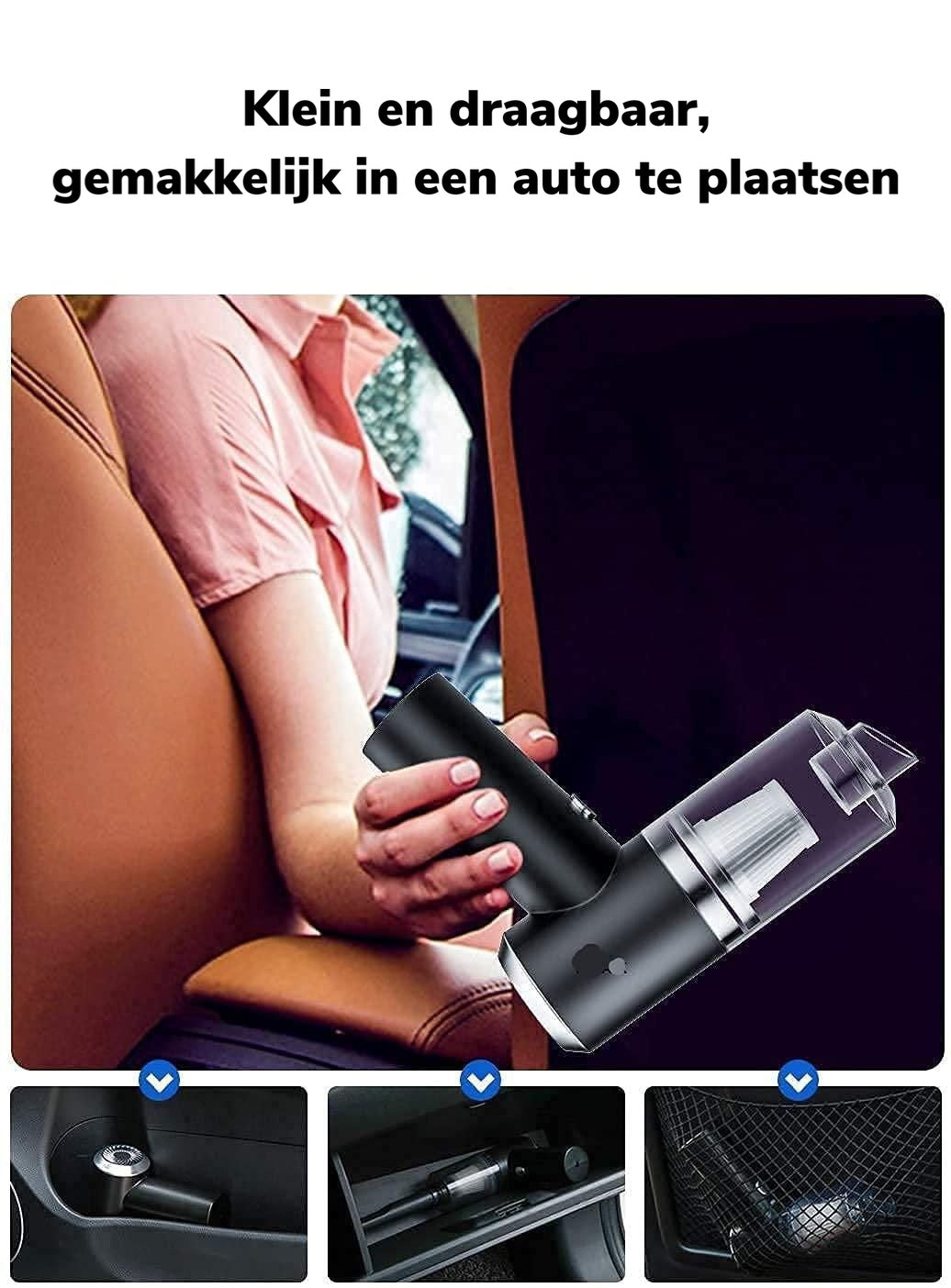 CleanTech Pro™ | USB Oplaadbare Draadloze Draagbare Stofzuiger