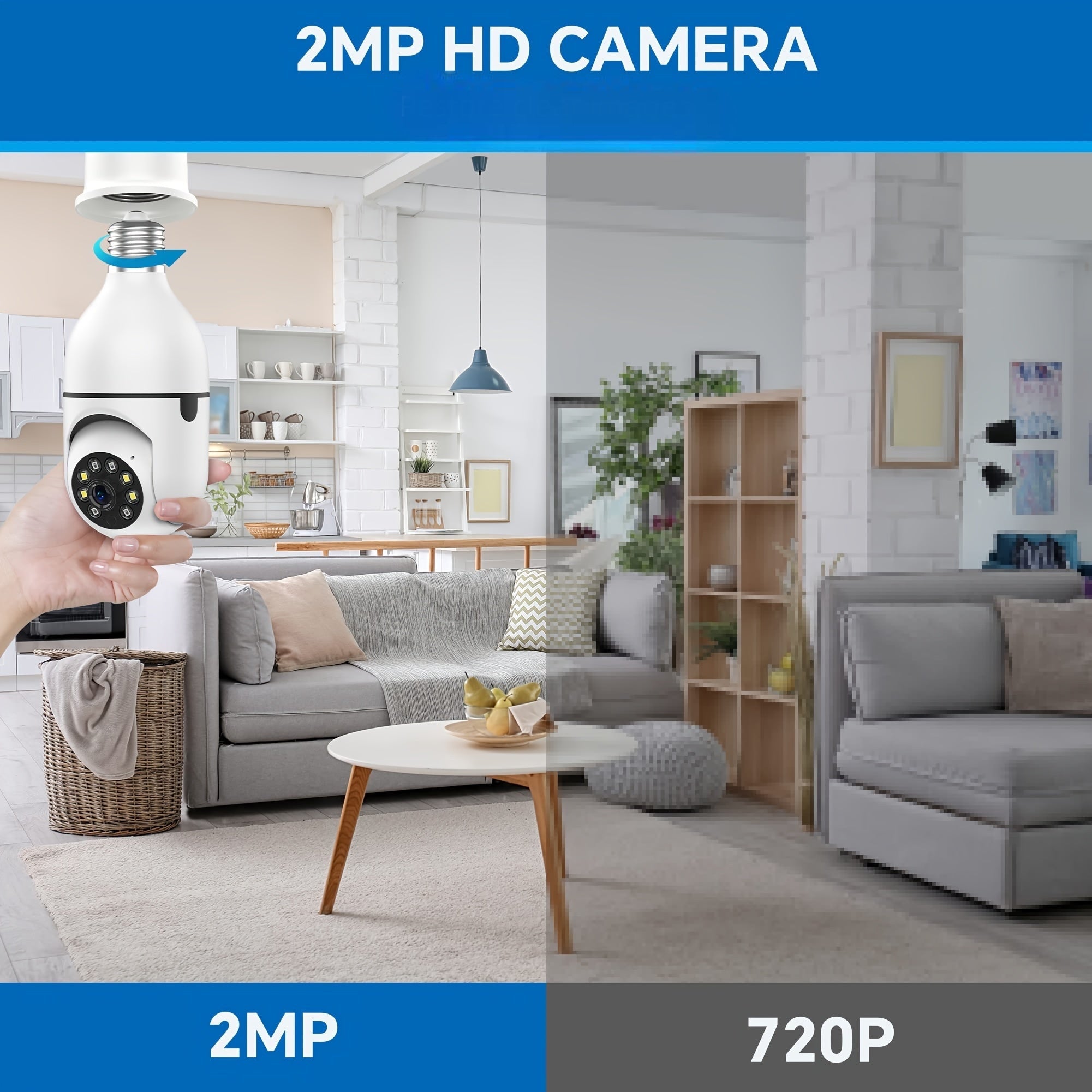 HD ProLite™ | Elite 1080P Wifi-beveiligingscamera met 360-graden zicht
