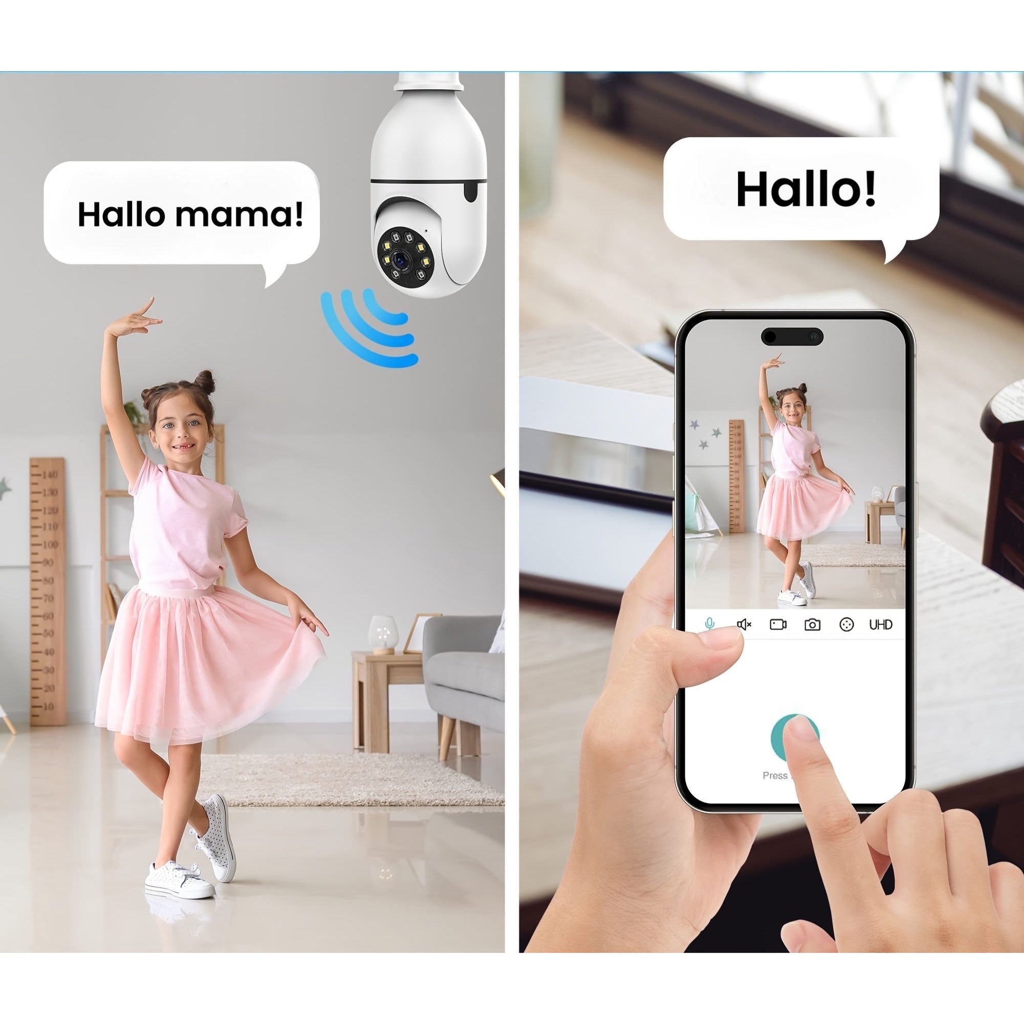 HD ProLite™ | Elite 1080P Wifi-beveiligingscamera met 360-graden zicht