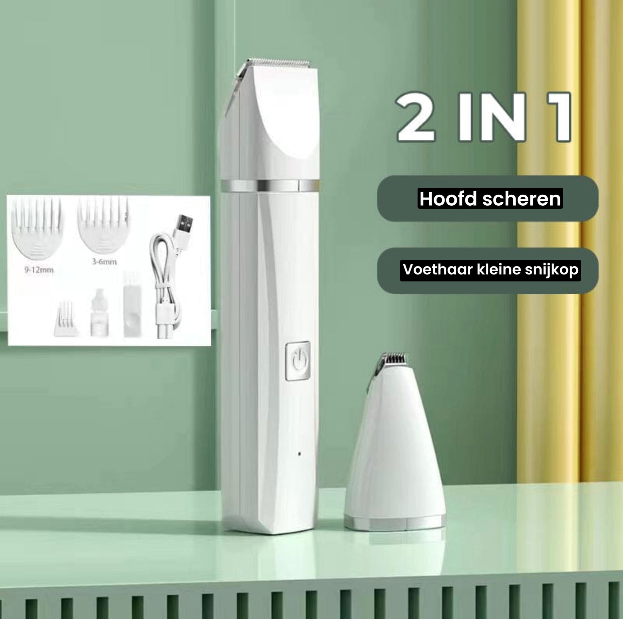 KnipPro™ | 4-in-1 Scheerapparaat voor Dierenhaar