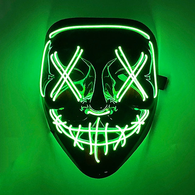 MysticGlow™ | LED Halloween Masker
