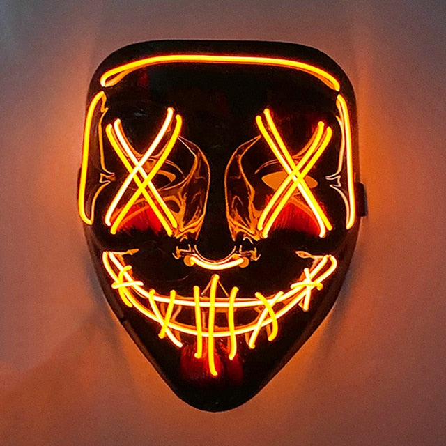 MysticGlow™ | LED Halloween Masker