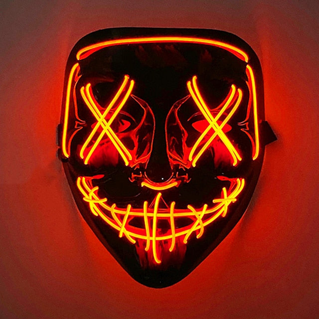 MysticGlow™ | LED Halloween Masker